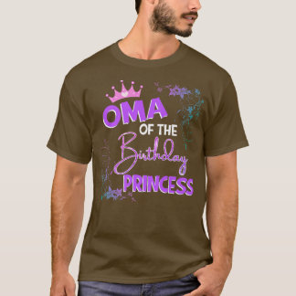 Camiseta Oma Of The Birthday Princess Family Matching Party