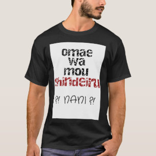 Camiseta Omae wa mou shindeiru Manga Anime japanese2642png2