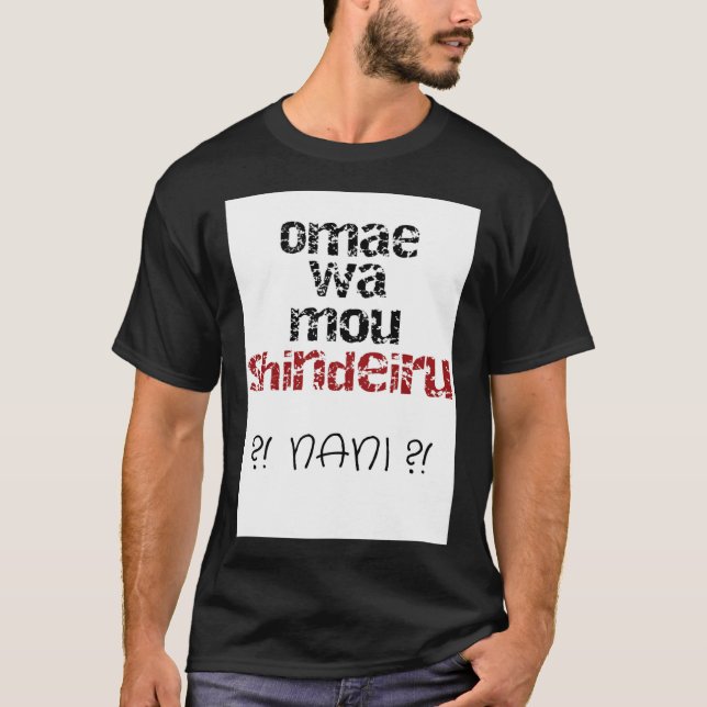 Camiseta Omae wa mou shindeiru Manga Anime japanese2642png2 (Anverso)