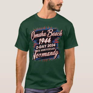 Camiseta Omaha Beach 1944 Día 2024 80º aniversario Norman