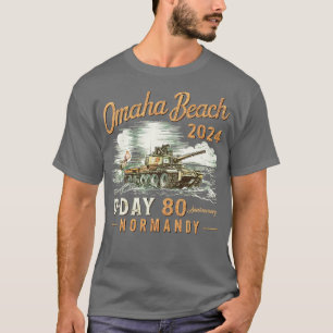 Camiseta Omaha Beach 1944 Día 2024 80º aniversario Norman