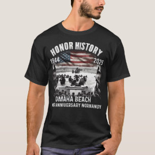 Camiseta Omaha Beach D-Day 81° Aniversario 1944