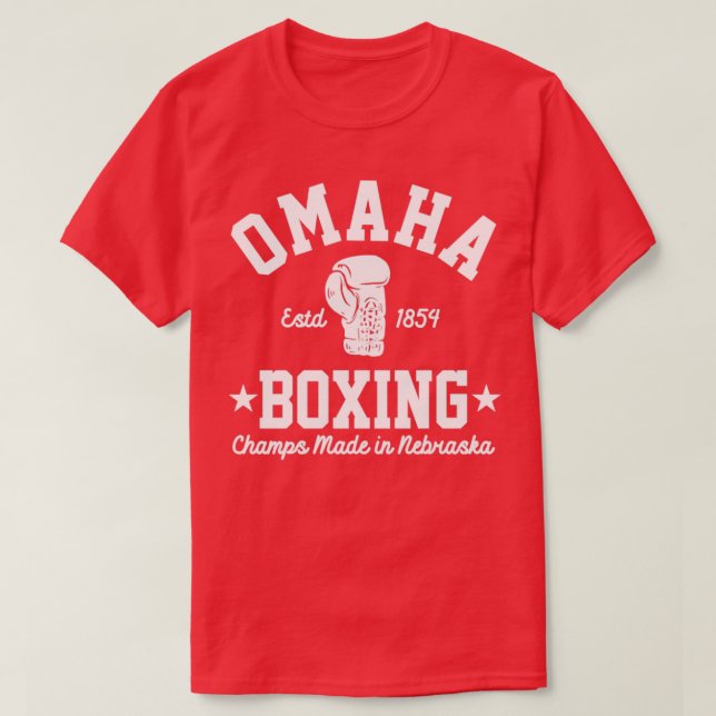 CAMISETA OMAHA BOXING (Diseño del anverso)