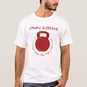 Camiseta Omaha Kettlebell en blanco