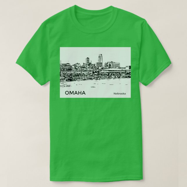 Camiseta Omaha Nebraska (Diseño del anverso)