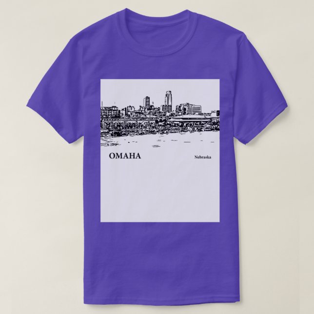 Camiseta Omaha Nebraska 3 (Diseño del anverso)