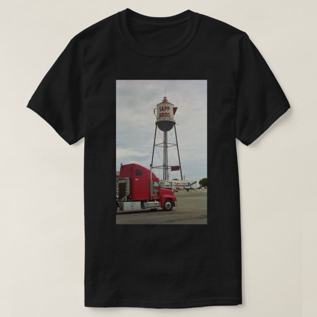 Camiseta Omaha, Nebraska - Sapp Brothers Tower Pegatina.png (Diseño del anverso)
