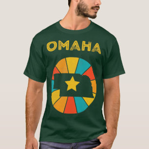 Camiseta Omaha Nebraska Vintage Distresage Souvenir