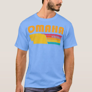Camiseta Omaha Nebraska Vintage Distresage Souvenir