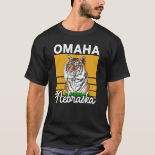Camiseta Omaha Retro Tigre Zoológico Estatal Nebraska Vacac