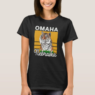 Camiseta Omaha Retro Tigre Zoológico Estatal Nebraska Vacac