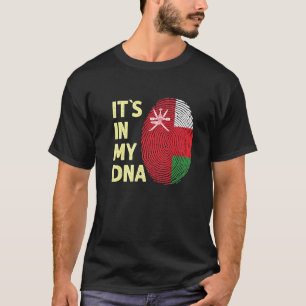 Camiseta Omán En Mi Dna Equipo De Bandera De Omán