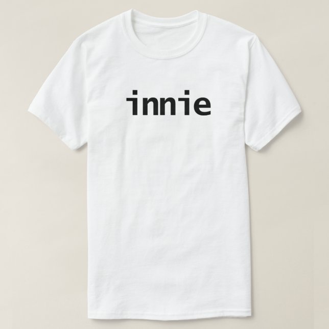 Camiseta Ombligo hacia adentro (Diseño del anverso)