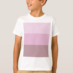 Camiseta Ombre rayado rosado púrpura
