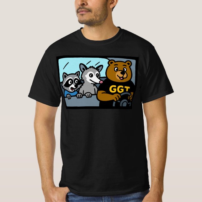 Camiseta Omg Bear Está Conduciendo (Anverso)