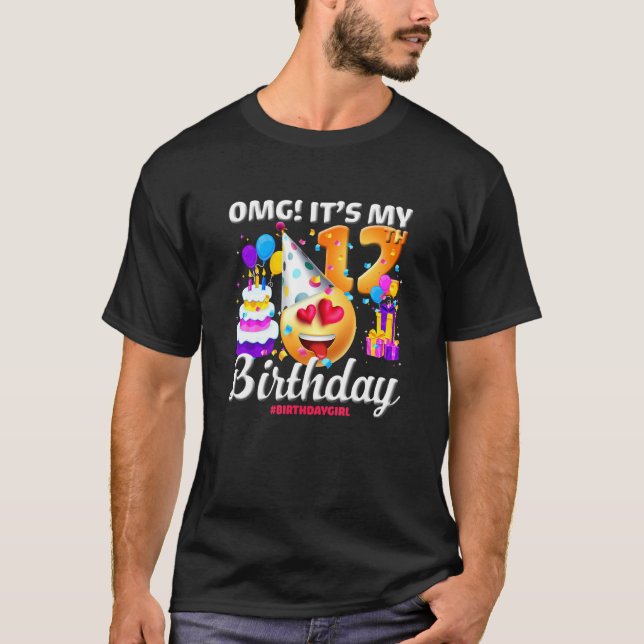 Camiseta Omg es mi cumpleaños número 12 (Anverso)