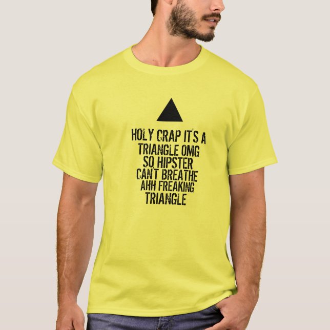 Camiseta OMG Hipster Triangle (Anverso)