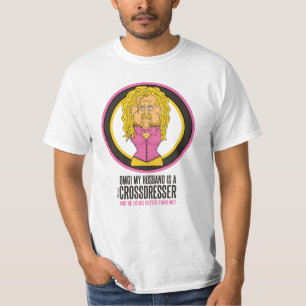 Camiseta OMG Mi esposo es un personalizado divertido de tra