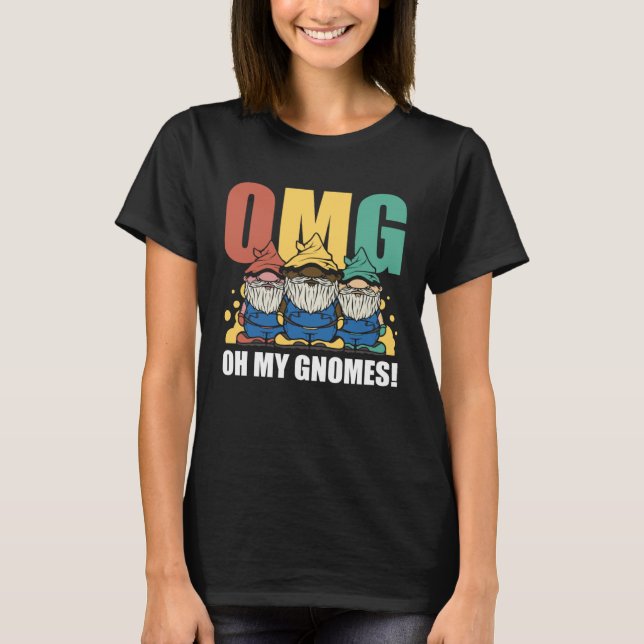 Camiseta OMG Oh My Gnomes (Anverso)