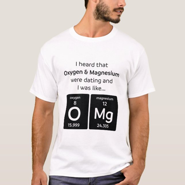 Camiseta OMG - Regalo perfecto para geek/amante de (Anverso)
