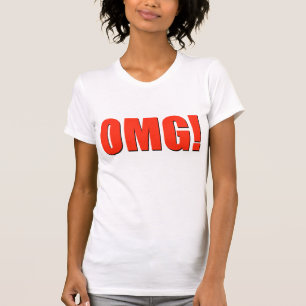 Camiseta ¡OMG! rojo