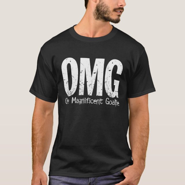 Camiseta OMG: Un portero magnífico (hockey) (Anverso)