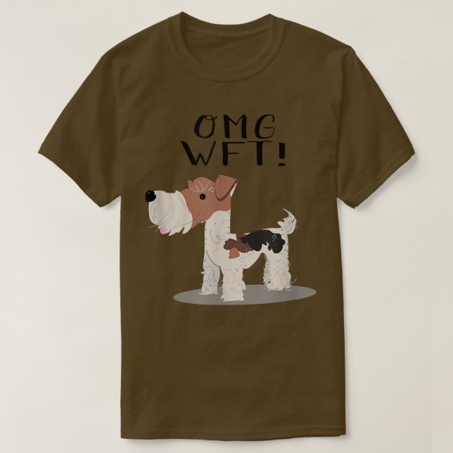 Camiseta OMG WFT Wire Fo Terrier (Diseño del anverso)