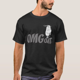 Camiseta OMGoat Angora Goat Goat Lovers OMG Gray