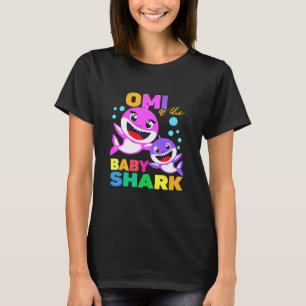 Camiseta Omi De Los Navidades Del Bebé Birthday Shark Omi S
