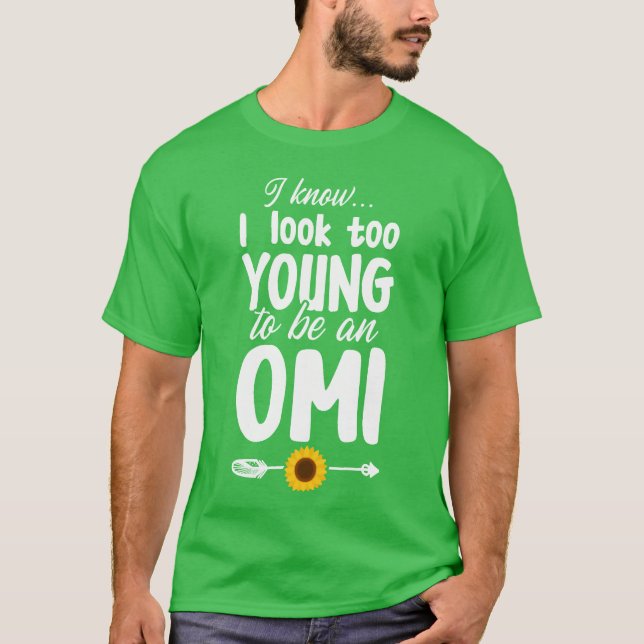 Camiseta Omi Grandmaoo Día de la Madre de la abuela joven d (Anverso)