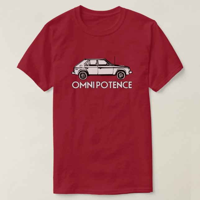 Camiseta Omnipotencia (Diseño del anverso)