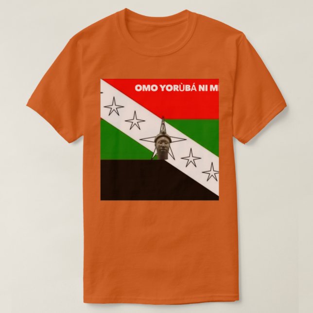 Camiseta Omo Yoruba ni mi (Diseño del anverso)
