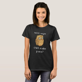 Camiseta OMS dice que OWL hace juegos de palabras, juego de