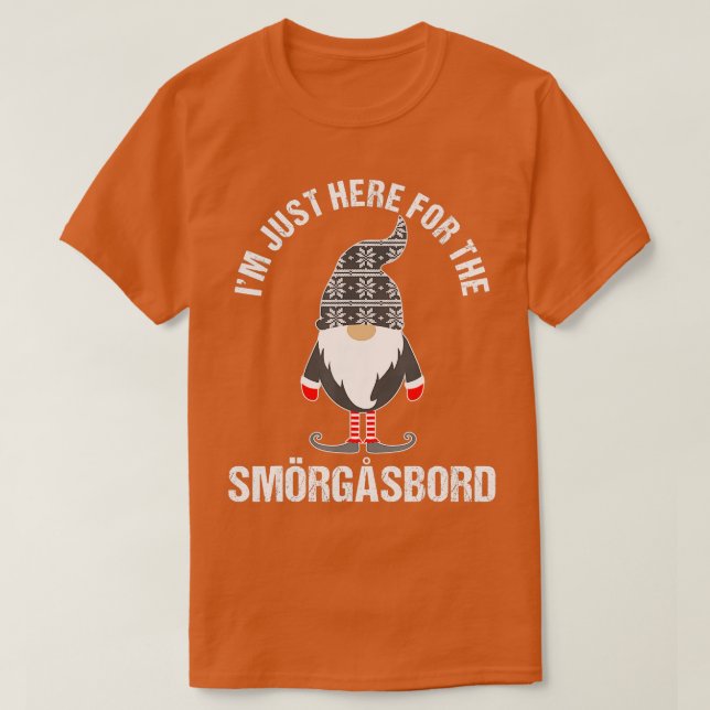 Camiseta omte Santa Scandinavian Gnome Smorgasbord Christma (Diseño del anverso)