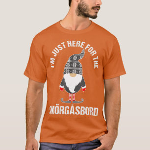 Camiseta omte Santa Scandinavian Gnome Smorgasbord Christma