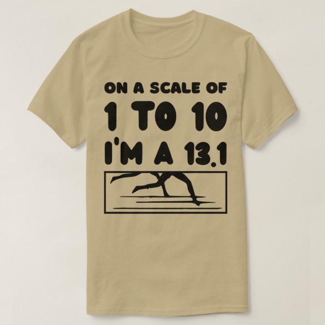 Camiseta On A Scale Of 1 To 10 Ix27m A 131 Marathon Running (Diseño del anverso)