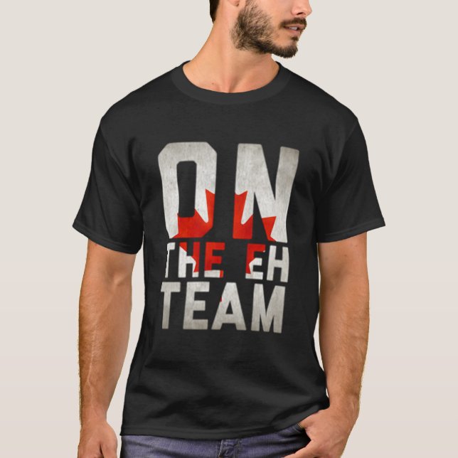 Camiseta On The Eh Team Canadian Flag (Anverso)