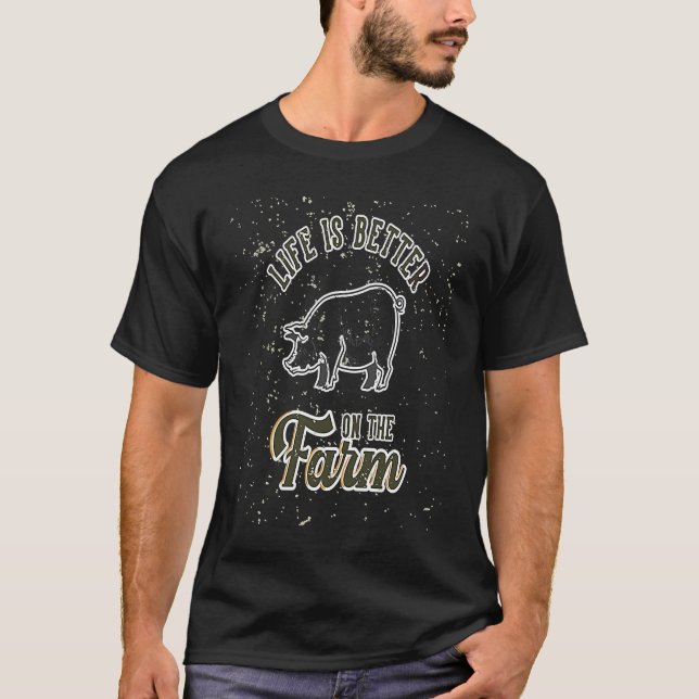 Camiseta on the farm country life (Anverso)