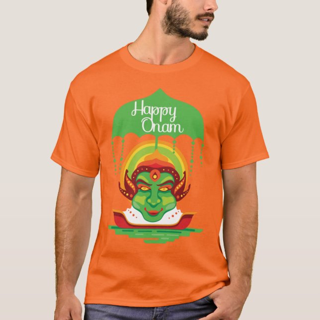 Camiseta Onam Kathakali Face (Anverso)