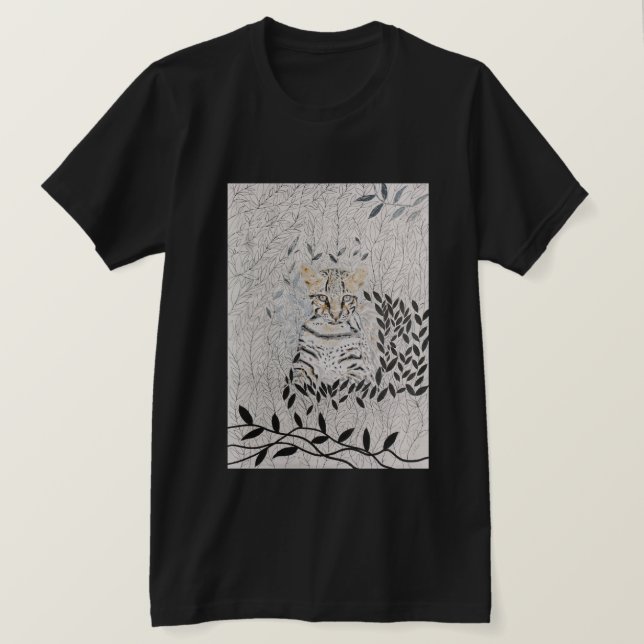 Camiseta Onça Pintada (desenho autoral) (Anverso del diseño)