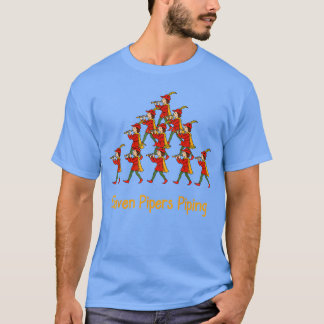 Camiseta Once gaitas gaitandoce días de Navidad familia
