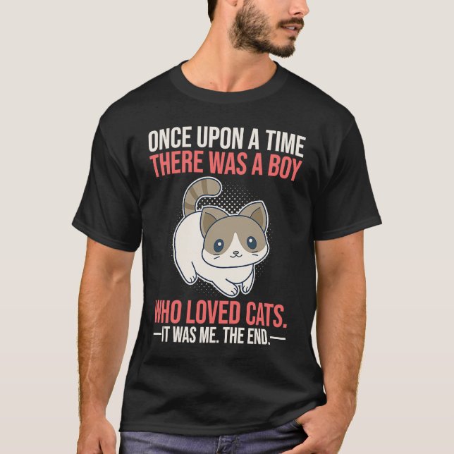 Camiseta Once Upon A Time There Was A Girl Who Loved Cats (Anverso)