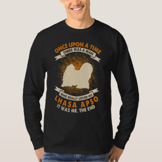 Camiseta Once Upon Time There Was Man   Lhasa Apso 1