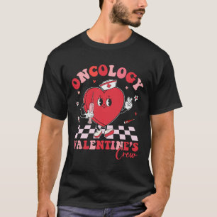 Camiseta Oncología Corazones de San Valentín Enfermera de C