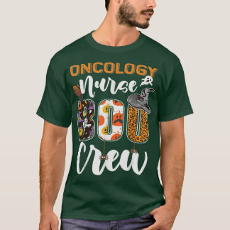 Camiseta Oncología Enfermera Boo Crew Cute 2610