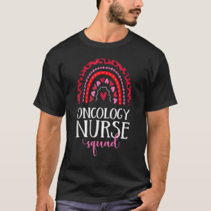 Camiseta Oncología Enfermera Escuadrón Arcoiris Enfermería 