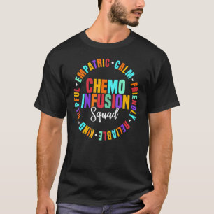 Camiseta Oncología Enfermera Infusión De Quimioterapia Escu