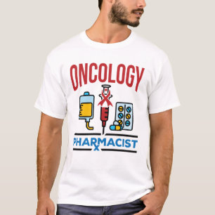 Camiseta Oncología Farmacéutica Cáncer Equipo de Farmacia