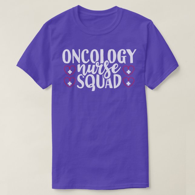 Camiseta Oncología Nurse Squad (Diseño del anverso)