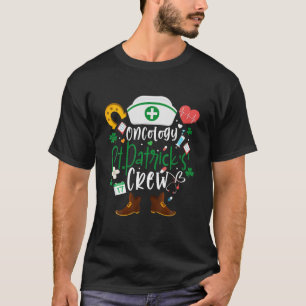 Camiseta Oncología St Patrick's Day Nurse Crew Family Group